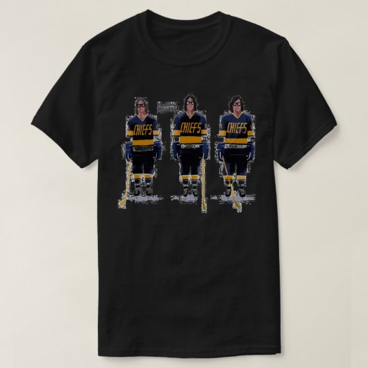 Hanson Brothers Slap Shot. Klassiek T Shirt (Design voorkant)