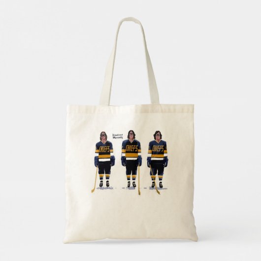 Hanson Brothers Slap Shot. Klassiek T Shirt Tote Bag (Achterkant)