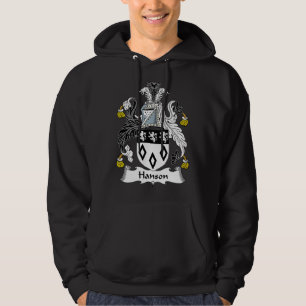 Hanson Coat of Arms Family Crest Hoodie