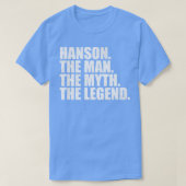 HansonHanson Achternaam Hanson S T-shirt (Design voorkant)