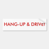 Hant-up & drive bumpersticker (Voorkant)