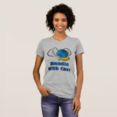 Hanteer met zorg 2 t-shirt (Voorkant volledig)