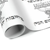 Hanuakkah Jews doen het acht nachten grappig Cadeaupapier (Rol Hoek)