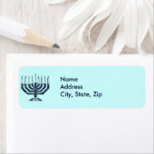 Hanukah Menorah Etiket (Insitu)