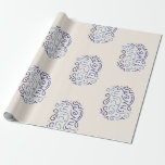 Hanukah Sameach Holiday Hebreeuws Wrapping Paper Cadeaupapier<br><div class="desc">Verpak uw cadeaus van Chanoeka in stijl met het speciale Chanoekaah Sameach verpakkende document.</div>