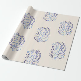 Hanukah Sameach Holiday Hebreeuws Wrapping Paper Cadeaupapier