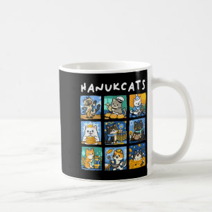 Hanukcats Hanukkah Katten Menora Joods Chanukah Gi Koffiemok