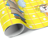 "Hanukhah Kinder & Zeevie"-pakpapier Cadeaupapier (Rol Hoek)