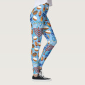Hanukiahs, Menorahs en het Patroon van kaarsen Leggings (Rechts)