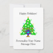 Hanukka en Kerst samen Feestdagenkaart (Voorkant)