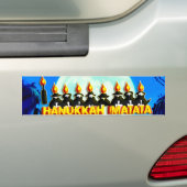 Hanukka Matata Bumpersticker (Op auto)