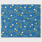 Hanukka-menora Cadeaupapier (Vlak)