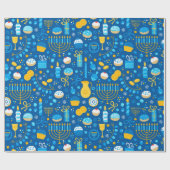 Hanukka Symboliek Cadeaupapier (Vlak)