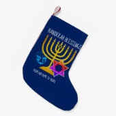 HANUKKA ZEGENINGEN KLEINE KERSTSOK (Voorkant (Hangend))