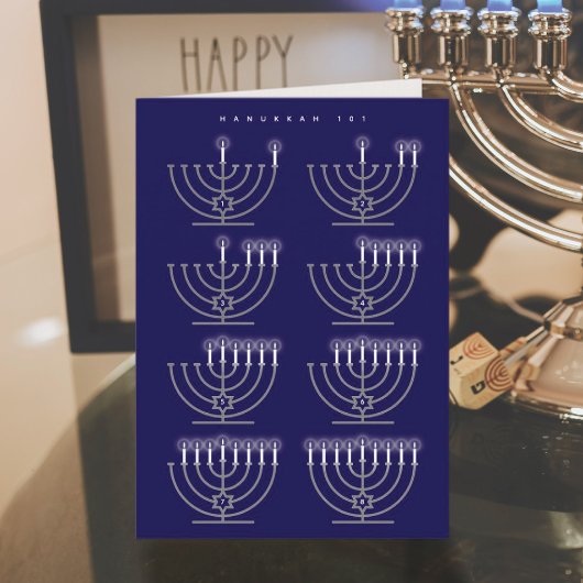Hanukkah 101 Holiday Kaart