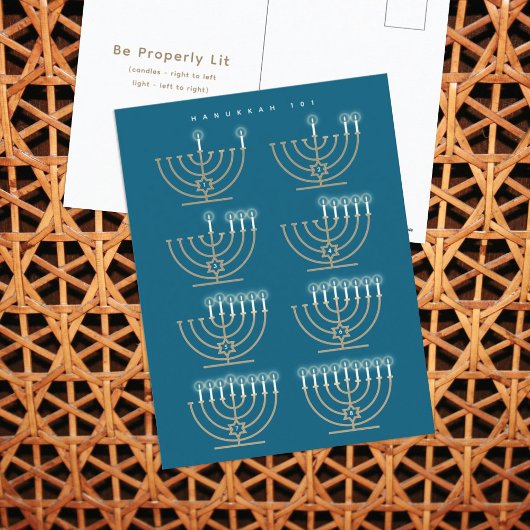 Hanukkah 101 Vakantieday Briefkaart
