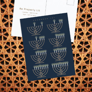 Hanukkah 101 Vakantieday Briefkaart