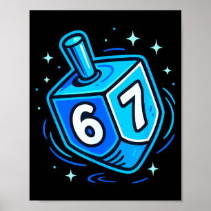 Hanukkah 67 Meme Chanukah Joods Mannen Vrouwen Kin Poster