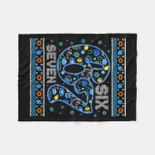 Hanukkah 67 Six Seven Boy Girl Kids 67 Meme Hanukk Fleece Deken (Voorkant (Horizontaal))