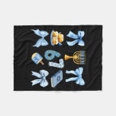 Hanukkah 67 Six Seven Girl Kids 67 Meme Coquette B Fleece Deken (Voorkant (Horizontaal))