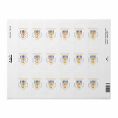 Hanukkah 67 Six Seven Meme Etiket (Full Sheet)