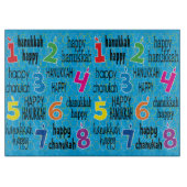 Hanukkah 8 Nights Snijplank (Voorkant)