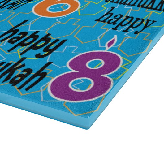 Hanukkah 8 Nights Snijplank (Hoek)