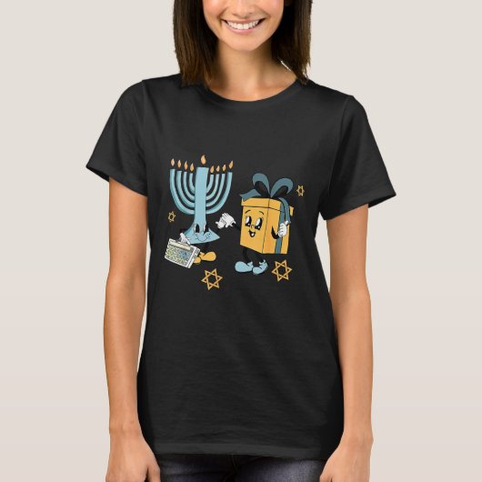 Hanukkah Aac Speech Therast Slp Communication Acce T-shirt (Voorkant)