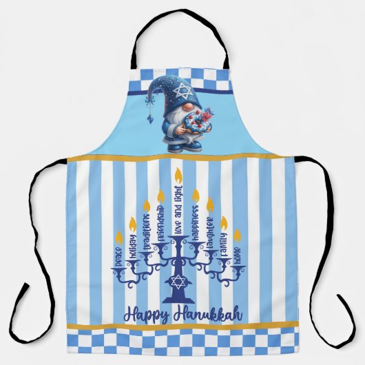 Hanukkah All-Over Print Schort (Voorkant)