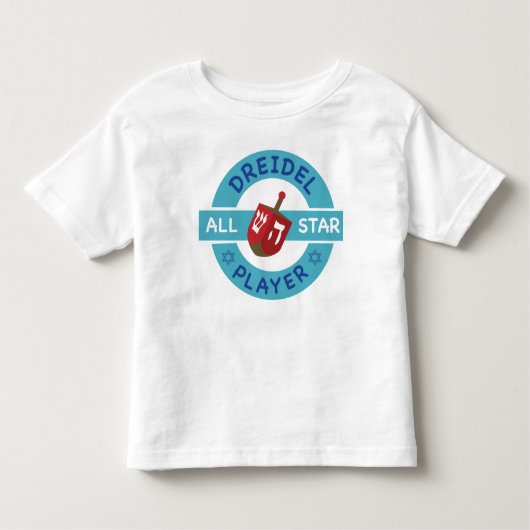 Hanukkah All Star-Dreidel T-Shirt (Voorkant)