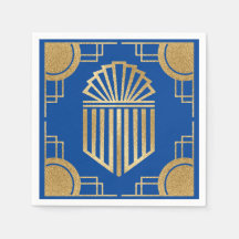 Hanukkah Art Deco Elegant Dreidel
