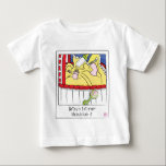 Hanukkah Baby Fine Jersey T-Shirt "Dreidel in Box"<br><div class="desc">Personaliseer door tekst te schrappen en uw toe te voegen. Kies uw favoriete doopvontstijl, grootte, en kleur. Bedankt voor het stoppen en winkelen. Veel waardering! Happy Chanukah/Hanukkah! Stijl: Baby Fine Jersey T-Shirt Je zoektocht naar het ultieme baby T-shirt is officieel voorbij. Dit katoenen shirt is zacht genoeg voor elke type...</div>