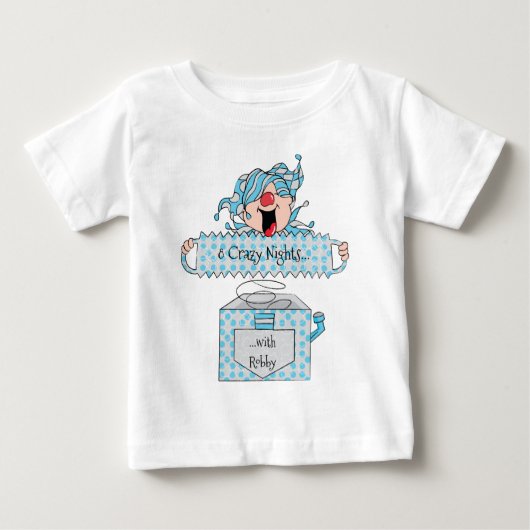 Hanukkah Baby Fine Jersey T-Shirt "Dreidel in Box" (Voorkant)