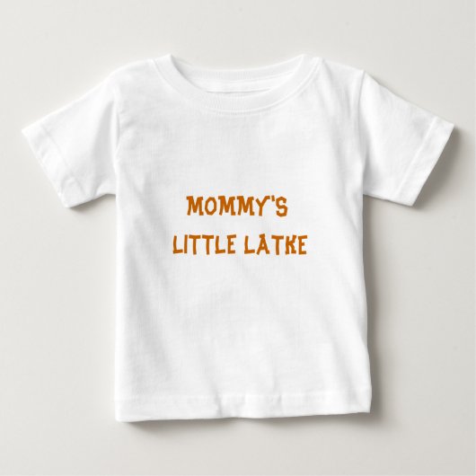 HANUKKAH BABY TODDLER SHIRT MOMMY'S KLEINE LATKE (Voorkant)