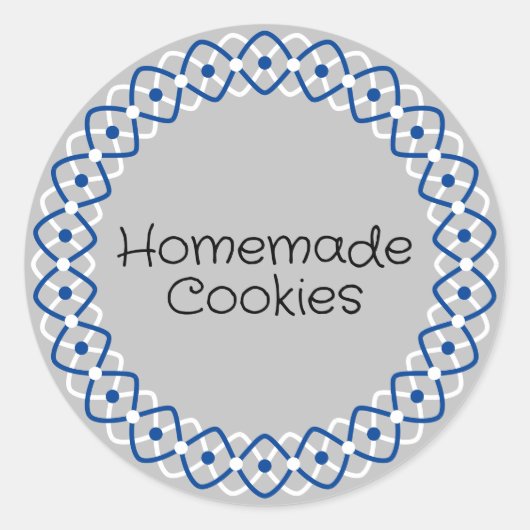 Hanukkah Bakery Box Ronde Sticker (Voorkant)