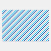Hanukkah Blauw Zilver Inpakpapier Vel (Voorkant)