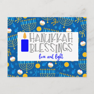 Hanukkah Blessings Briefkaart