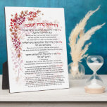 Hanukkah Blessings Hebrew English Lighting Candles Fotoplaat<br><div class="desc">Hebreeuwse en Engelse vertaling van de zegeningen die zijn teruggevonden bij het aansteken van de Chanoekah-verlichting, met het gebed "Hanerot Halalu". Een prachtig kunstwerk om je thuis te versieren voor de feestdagen van Hanukkah om het lezen van de zegeningen voor alle cadeaus gemakkelijk te maken. Geweldig idee voor wandkunst voor...</div>