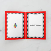 Hanukkah Blessings Kaart (Binnen)