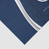 Hanukkah Blue en White met elk kaarslicht Tissuepapier (Detail)