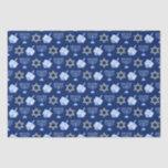 Hanukkah Blue Menorah Dreidel Pattern Chanukah Tissuepapier<br><div class="desc">Prachtige Hanukkah-tissuepapier in  blauw met een cool patroon van de judaïsme ster,  droomd voor leuke Chanoekampen en de joodse menorah voor de feestdag.</div>