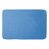 Hanukkah Blue Squiggly Squares Badmat (Voorkant)