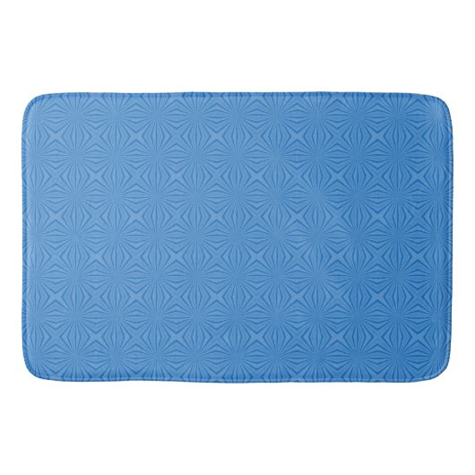 Hanukkah Blue Squiggly Squares Badmat (Voorkant)