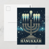 Hanukkah Briefkaart (Voorkant / Achterkant)