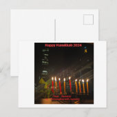 Hanukkah Briefkaart (Voorkant / Achterkant)