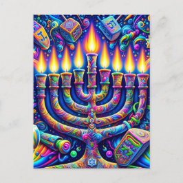 Hanukkah Briefkaart