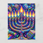 Hanukkah Briefkaart (Voorkant)