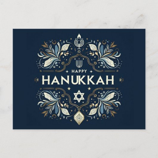Hanukkah Briefkaart (Voorkant)