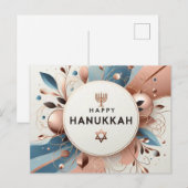 Hanukkah Briefkaart (Voorkant / Achterkant)