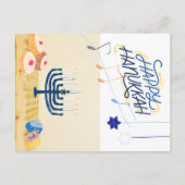 Hanukkah Briefkaart (Voorkant)